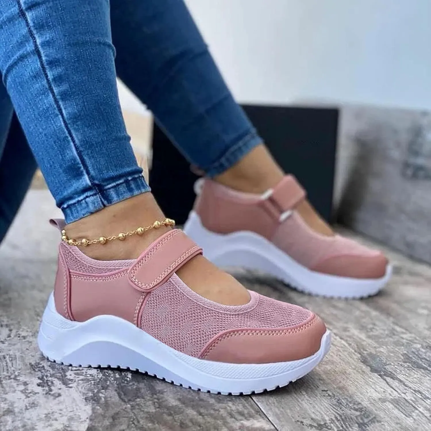 Plantar Fasciitis Arch Support Work Shoes Women Non Slip Zapatos OrtopéDicos para Mujer De Vestir Womens Shoes Casual Slip Ons Wide Width Bowling Shoes Women 10 Wide Women's All White Athletic Shoes