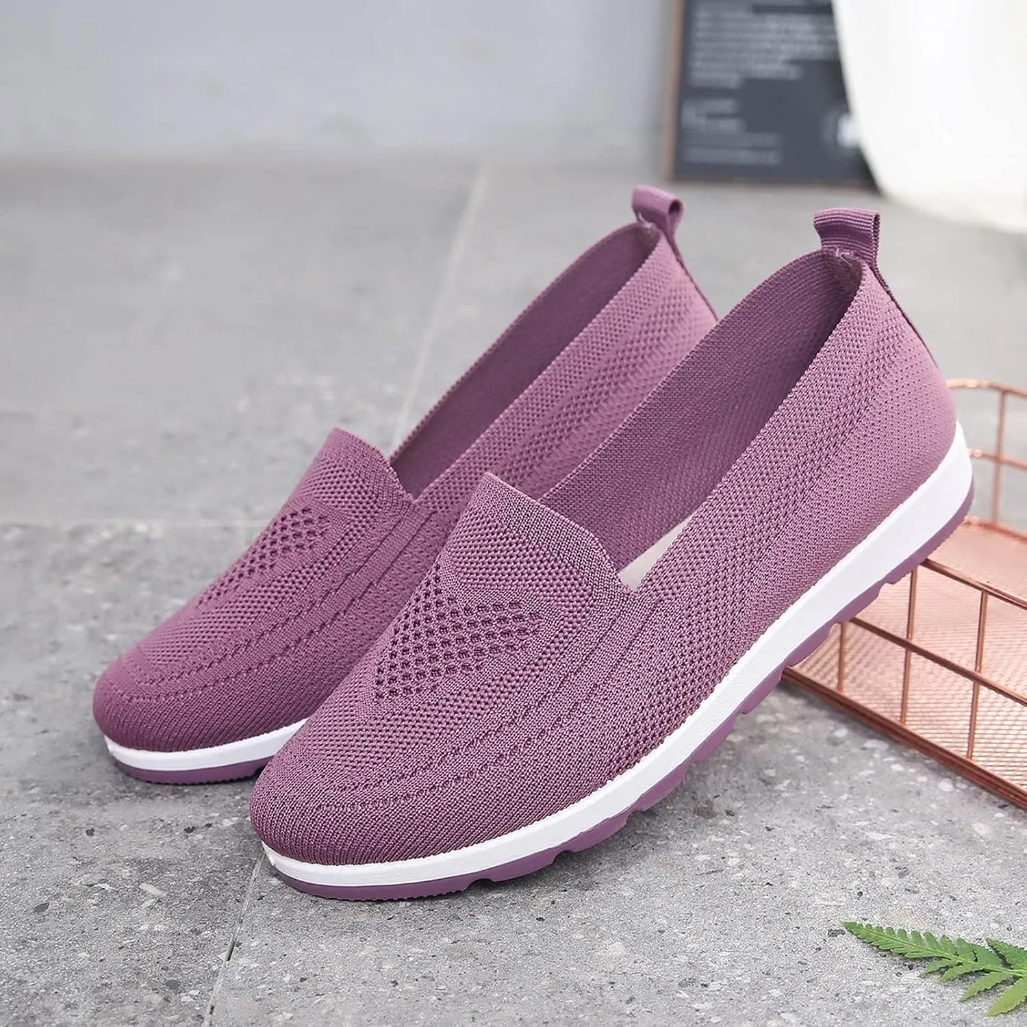 Plantar Fasciitis Shoes Women Slip Ons Slip On Walking Shoes for Women Wide Gym Shoes Women Weightlifting and Running Womens Running Shoes Women's Slip Resistant Work Shoes in Black