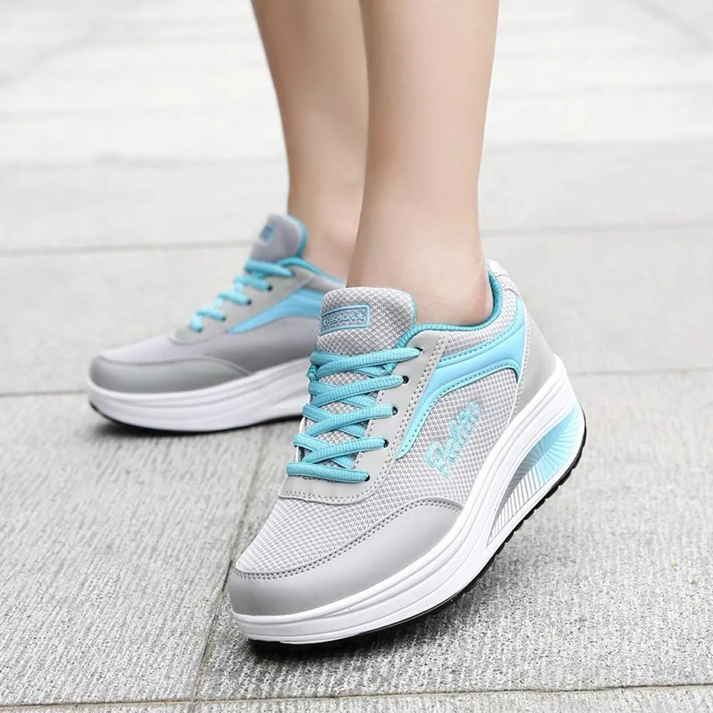 Platform Sneakers for Women Slip On Women's Slip On Shoes Black Leather Walking Shoes for Women Wide Width Women's Sneakers Size 10 1/2 Zapatos De Trabajo para Mujeres Confortables
