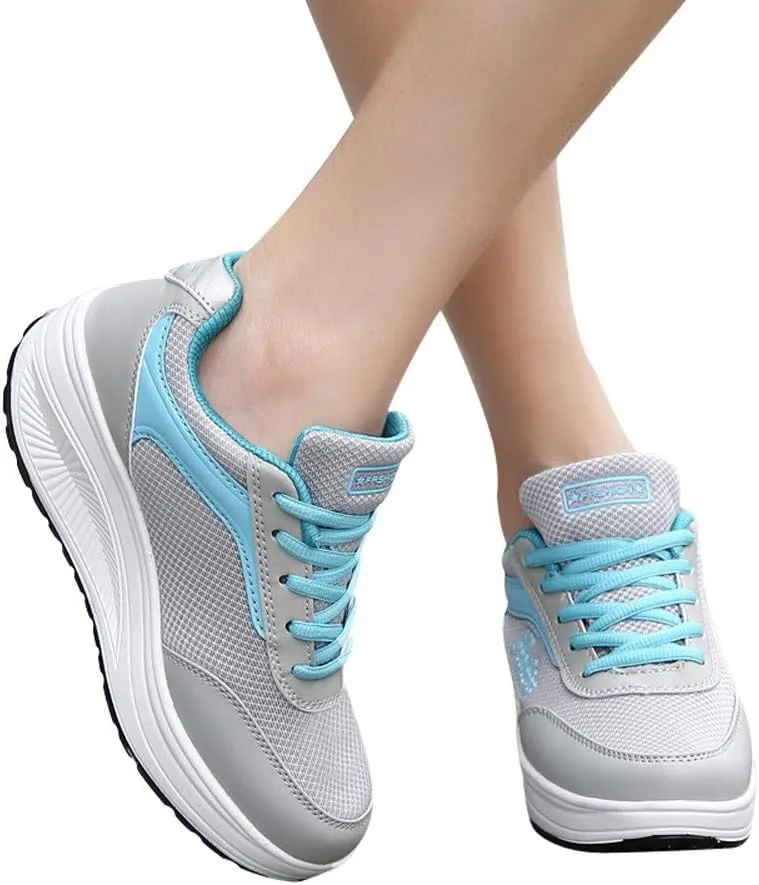 Platform Sneakers for Women Slip On Women's Slip On Shoes Black Leather Walking Shoes for Women Wide Width Women's Sneakers Size 10 1/2 Zapatos De Trabajo para Mujeres Confortables