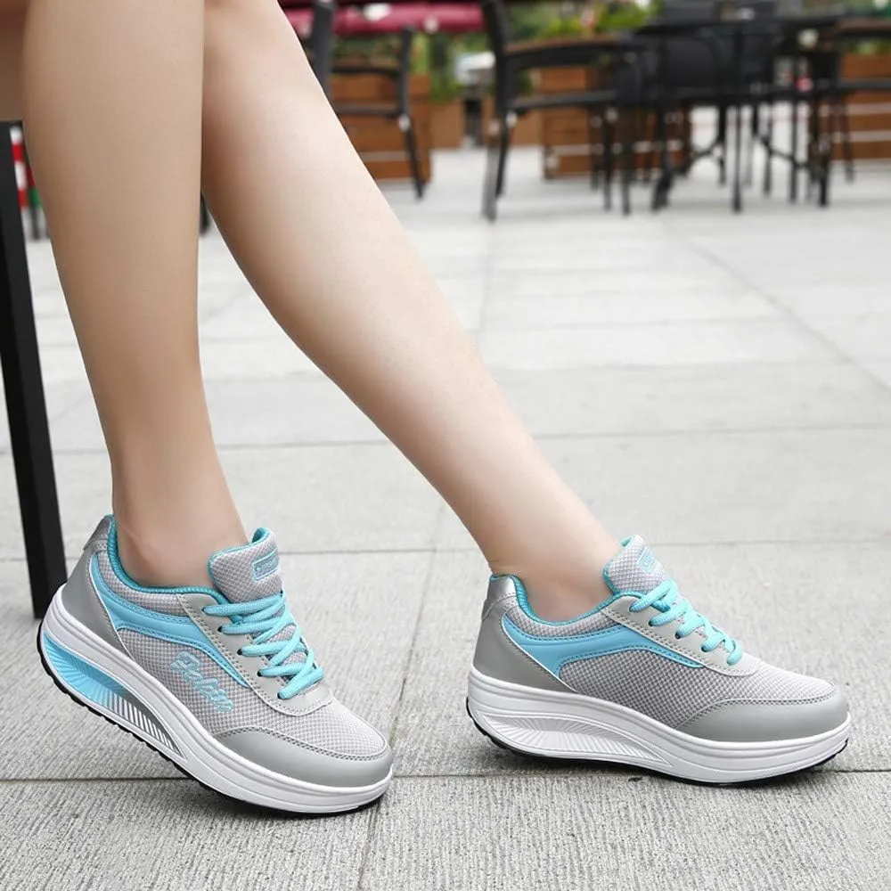 Platform Sneakers for Women Slip On Women's Slip On Shoes Black Leather Walking Shoes for Women Wide Width Women's Sneakers Size 10 1/2 Zapatos De Trabajo para Mujeres Confortables