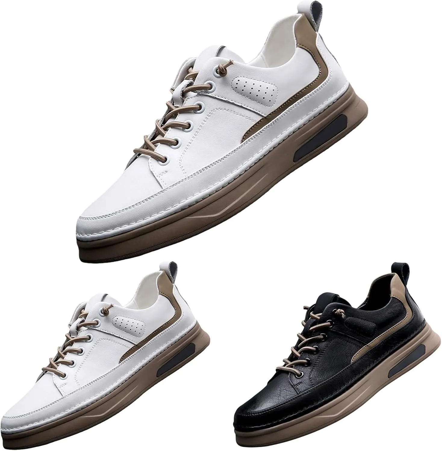 Platform Sneakers Safety Shoes for Men Women's Slip on Shoes Comfort Cute Casual Slip On Lightweight Black Loafers Women Wide with Platform Sneakers for Women Slip On