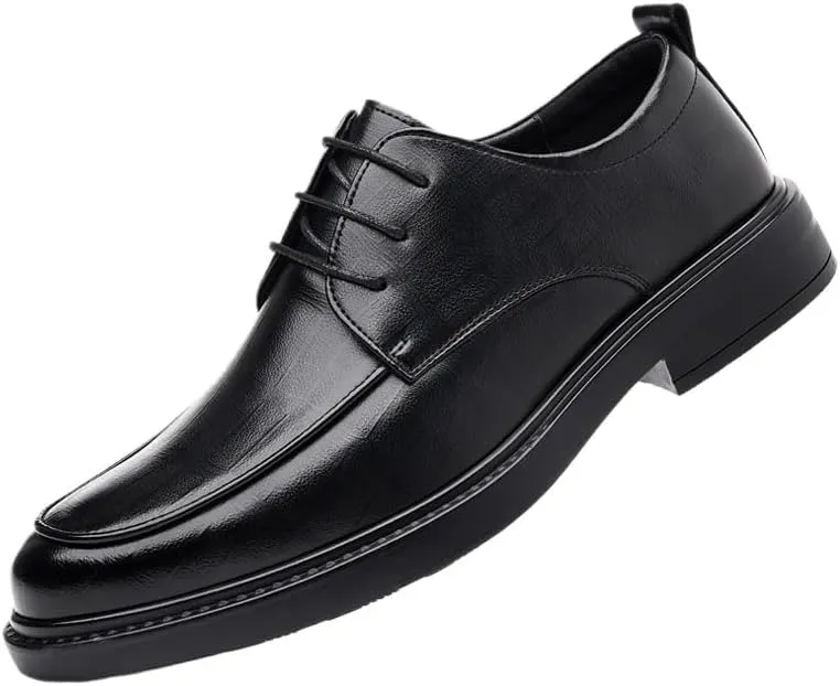 Premium Oxford Shoes for Men Polished Cap Toe Business Formal Wear Handcrafted Leather Upper with Traditional Brogue Detailing