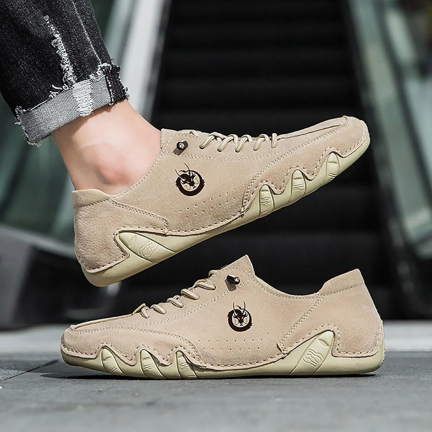 Running Shoes for Men Casual Fashion Simple Running Summer and Autumn Lightweight Slip On Loafers