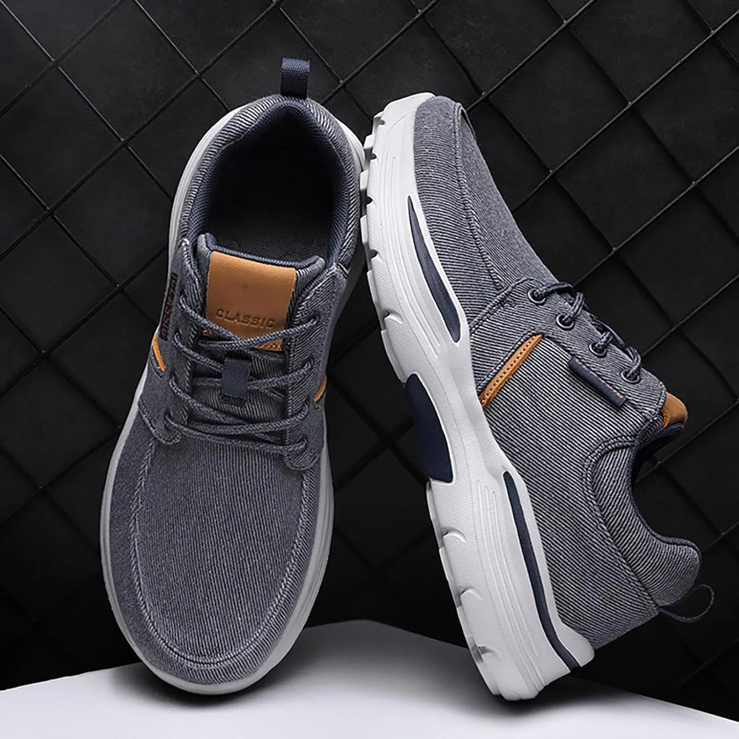 Running Shoes for Men Comfortable Men Shoes Casual Slip On Sneakers Men's Supportive Running Cushioned Athletic Basketball Shoe Loafers Dress Shoe