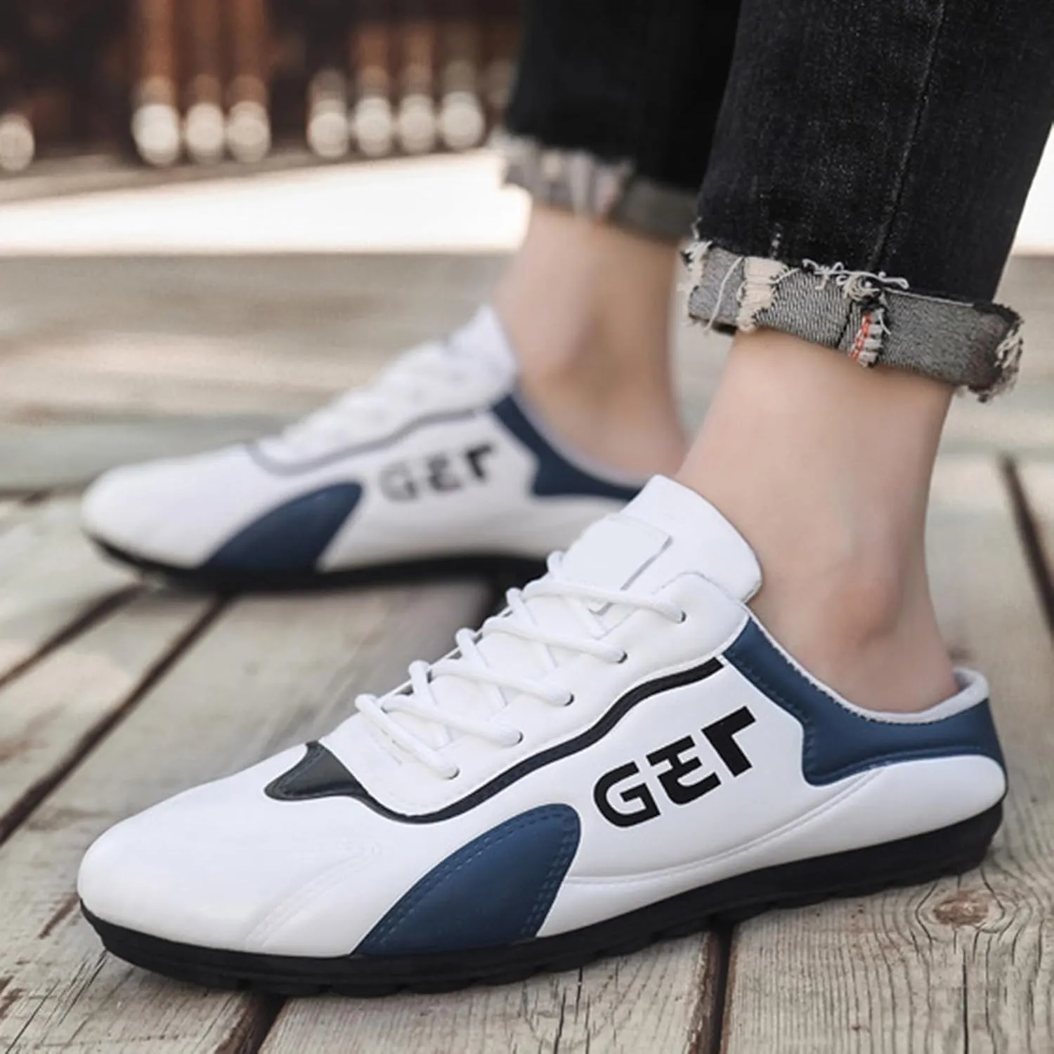 Running Shoes for Men Sports Hiking Running Traveling Lightweight Slip On Loafers