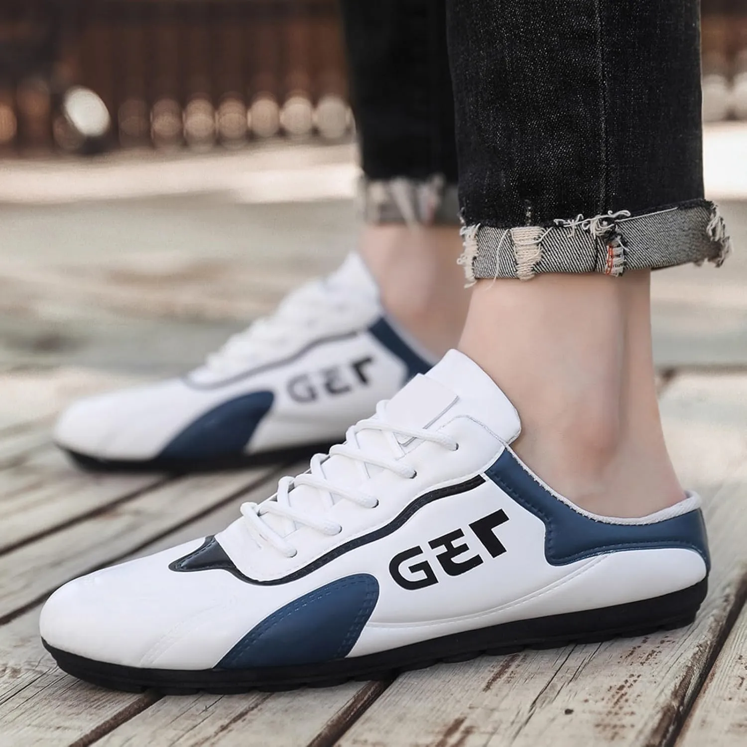 Running Shoes for Men Sports Hiking Running Traveling Lightweight Slip On Loafers