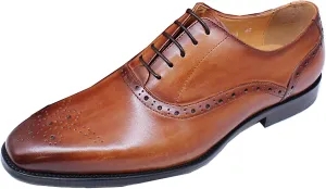 Santimon Mens Oxfords Casual Dress Genuine Leather Derby Wedding Tuxedo Formal Fashion Walking Shoes for Men