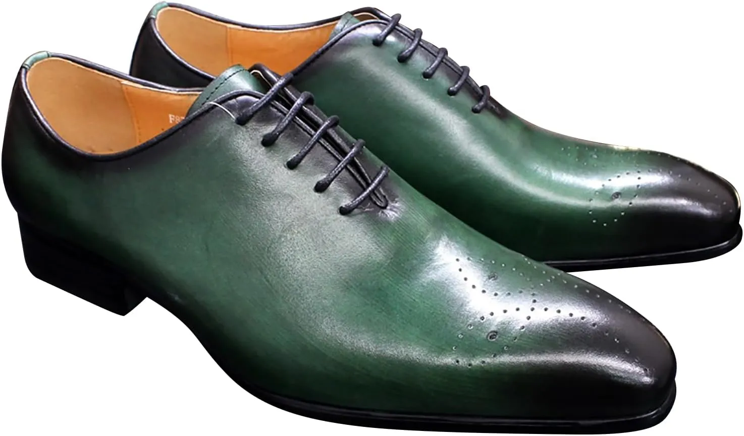 Santimon Mens Oxfords Formal Dress Genuine Leather Handmade Derby Casual Brogues Oxfords Tuxedo Fashion Walking Shoes for Men