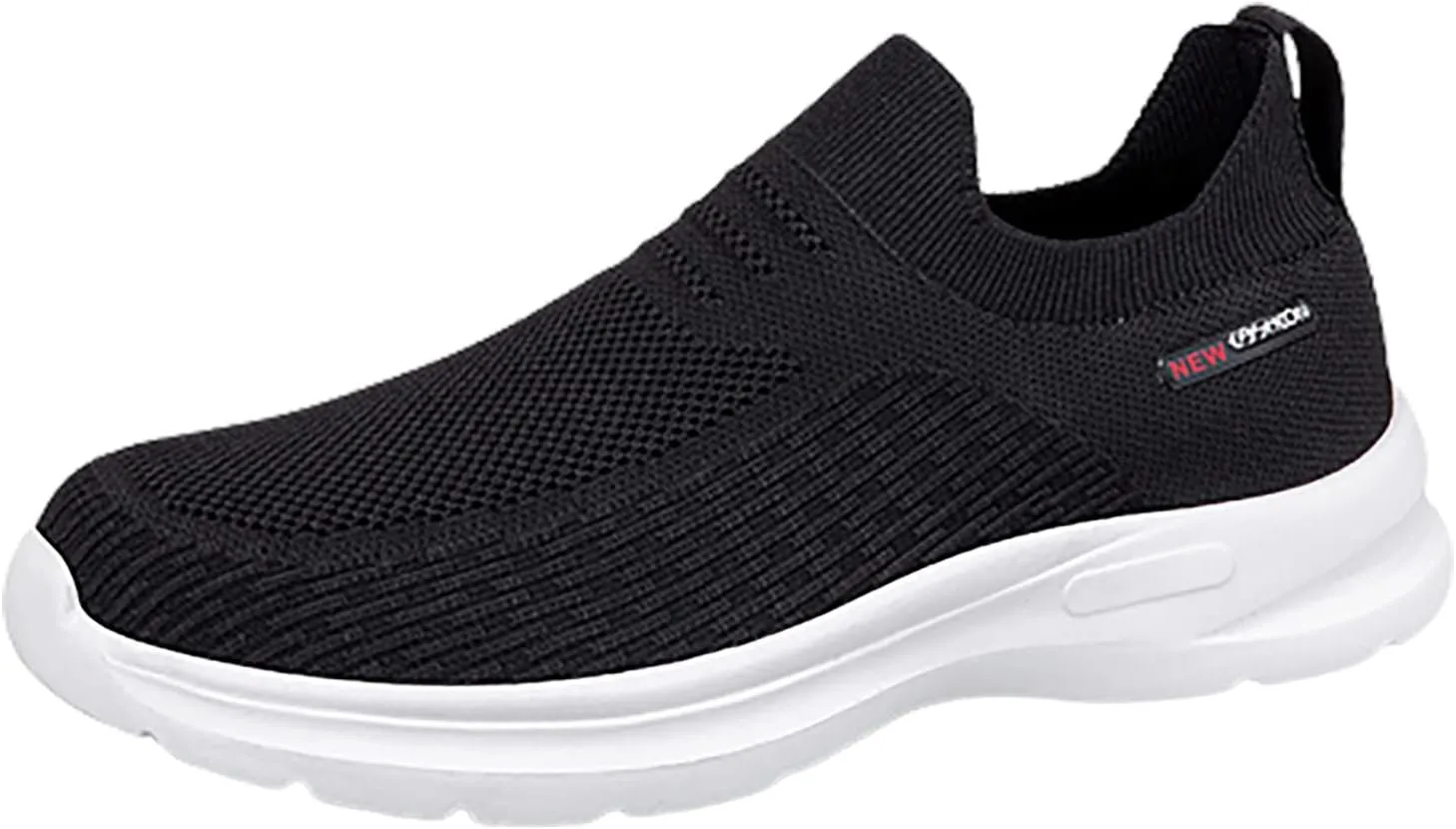 SBGMoSJ Plantar Fasciitis Black Work Shoes Women Non Slip Slip On Shoes Women Wide Toe Black Shoes Women Sneakers Size 11.5 Womens Platform Sneakers White Tennis Shoes Women Size 6 Wide