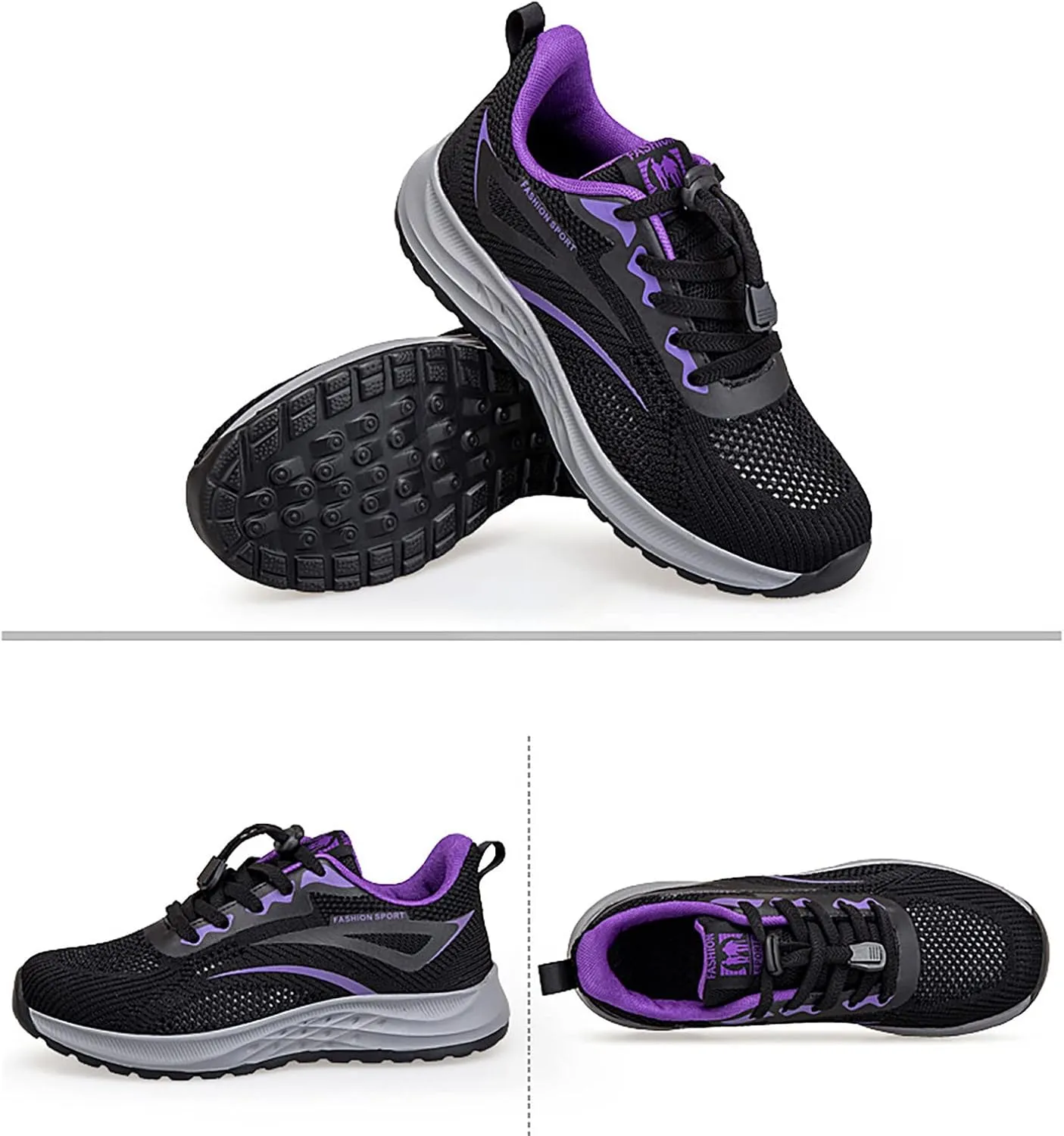 SBGMoSJ Plantar Fasciitis Insoles for Women Dress Shoes Womens Tennis Shoes Size 8.5 Wide Width Women Slip On Shoes Walking Sneakers for Women 2023 White Athletic Shoes Women Size 5.5
