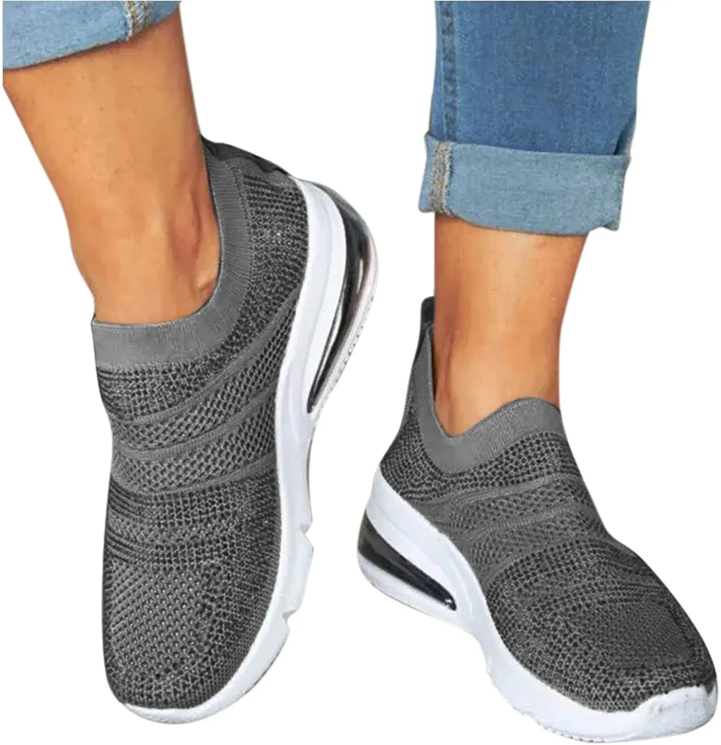 SBGMoSJ Sneakers for Women Fashion Sneakers Tennis Shoes Slip On Shoes Women Winter Sneakers Gym Shoes Women Slip Ons Women Sneakers Comfy Shoes for Women Dressy