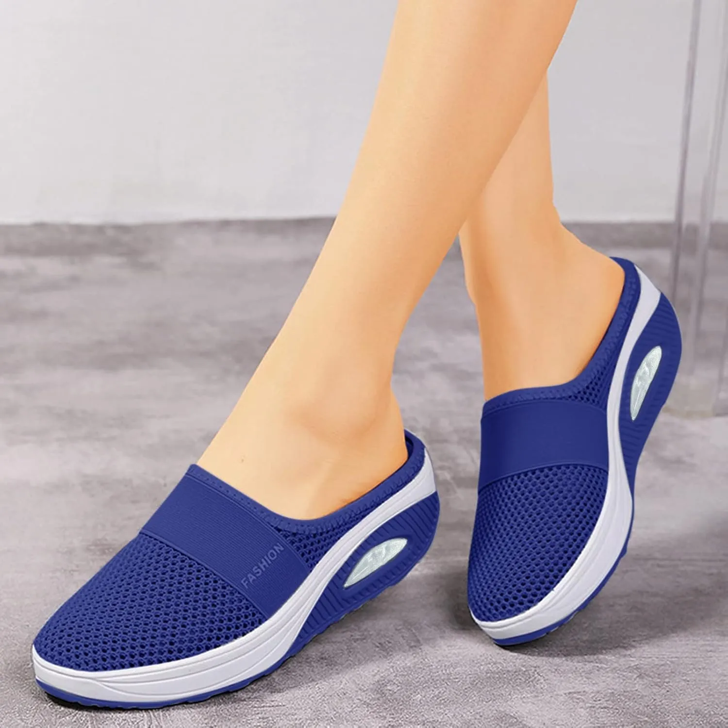 SBGMoSJ Walking Sneakers for Women Wide Width Women Slip On Sneakers Memory Foam Black Shoes Women Casual Slip On Casual Sneakers for Women 2023 Black Slip On Tennis Shoes Ladies