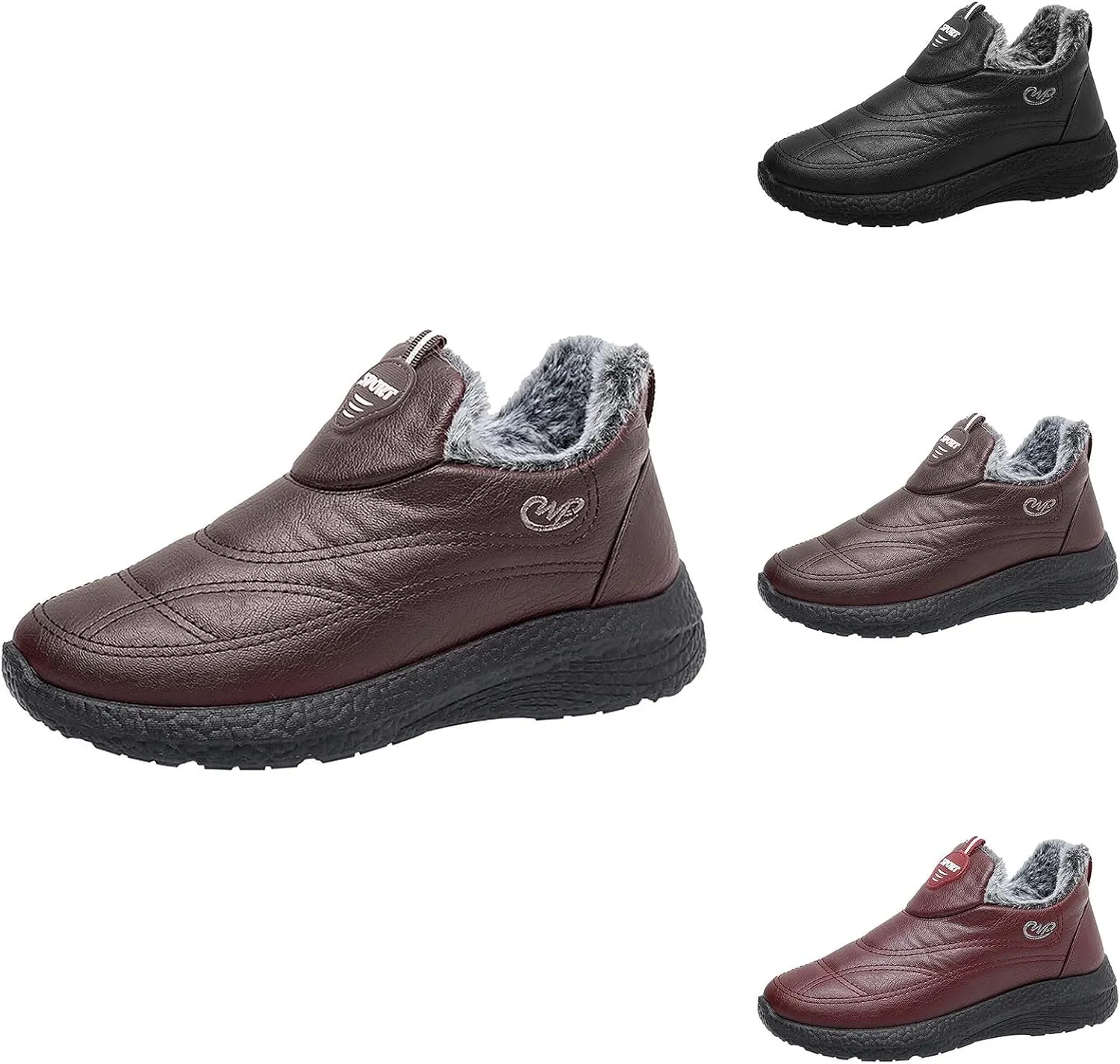 Slip On Sneakers Men Men's Running Shoes Women's White Fashion Sneakers Round Toe Slip On Casual Loafers for Women Dressy Womens Sneakers Wide Width