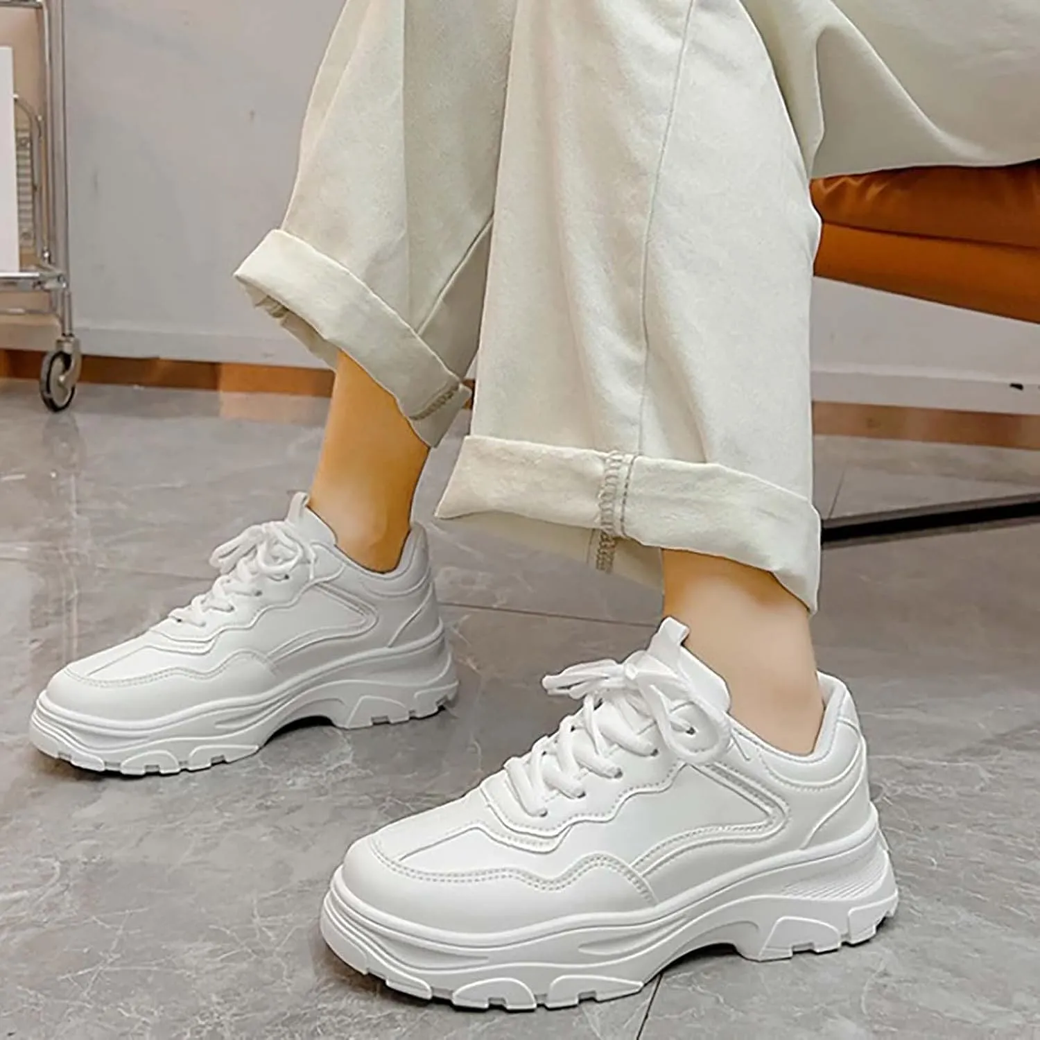 Slip On Sneakers Women Mens Casual Shoes Women's Slip on Shoes Comfort Cute Casual Slip On Lightweight Women Loafers Shoes Casual Women's Sneakers in White in Wide Width