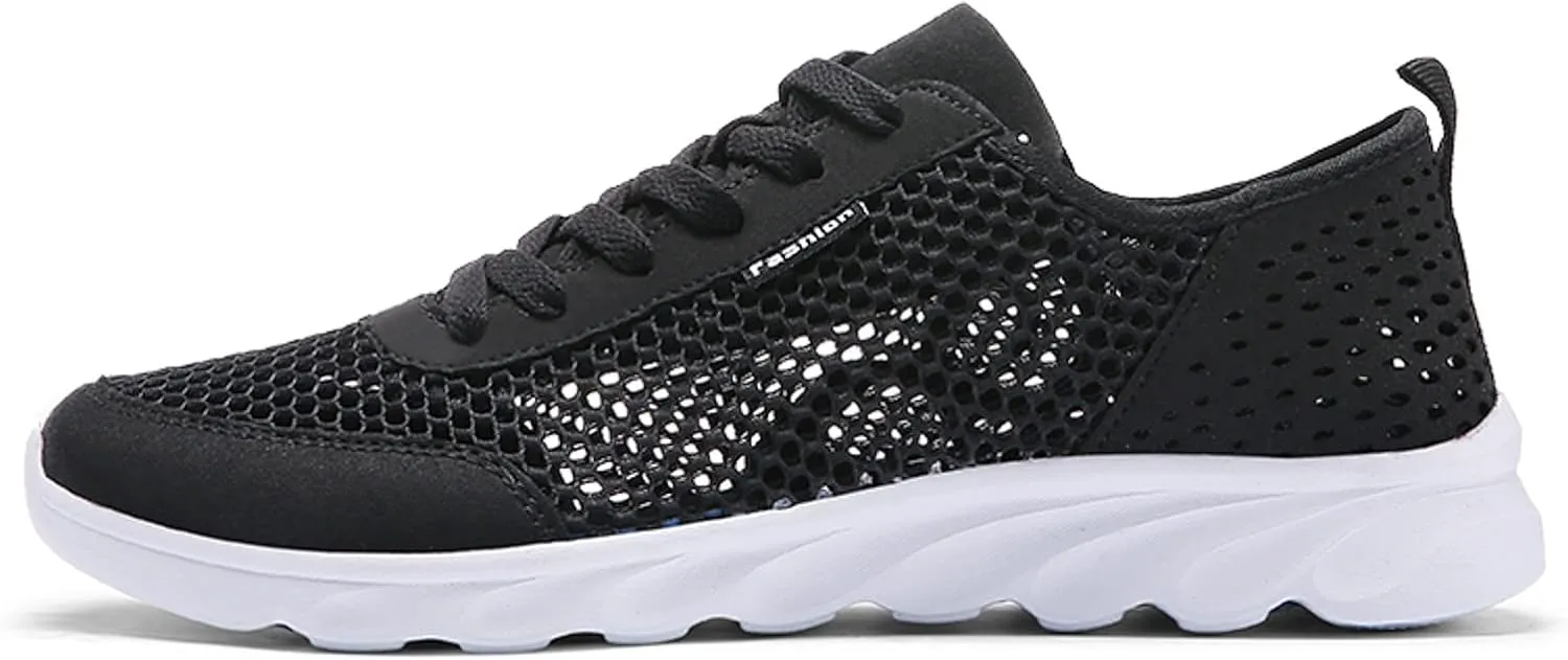 Sneakers Business Breathable Men Sports Shoes Simple Solid Color Fashion Summer New Pattern Mesh Hollow Breathable and