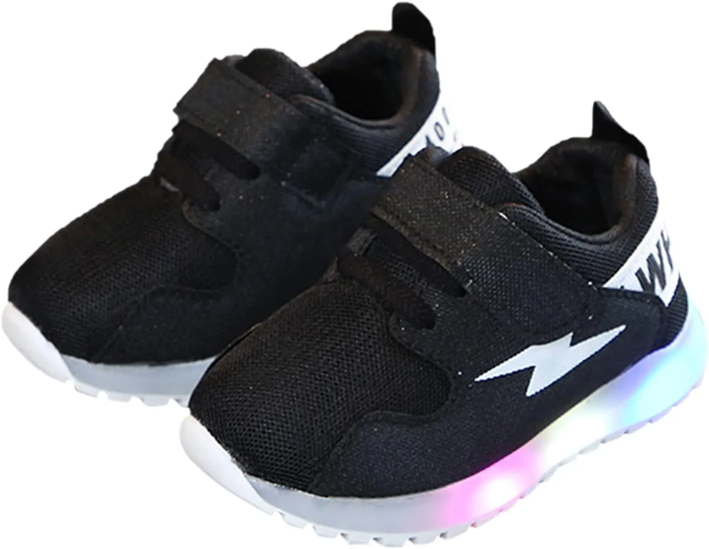 Sneakers for Girls Boys LED Light Up Shiny Running Sneakers Breathable Mesh Lightweight Comfortable Sole Walking Shoes