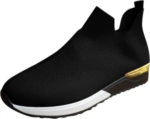 Sneakers for Women Running Shoes Slip On Casual Walking Shoes Women Wide Feet Casual Shoes Slip On Shoes Sneakers Waterproof Tennis Shoe Loafers Casual Slip On