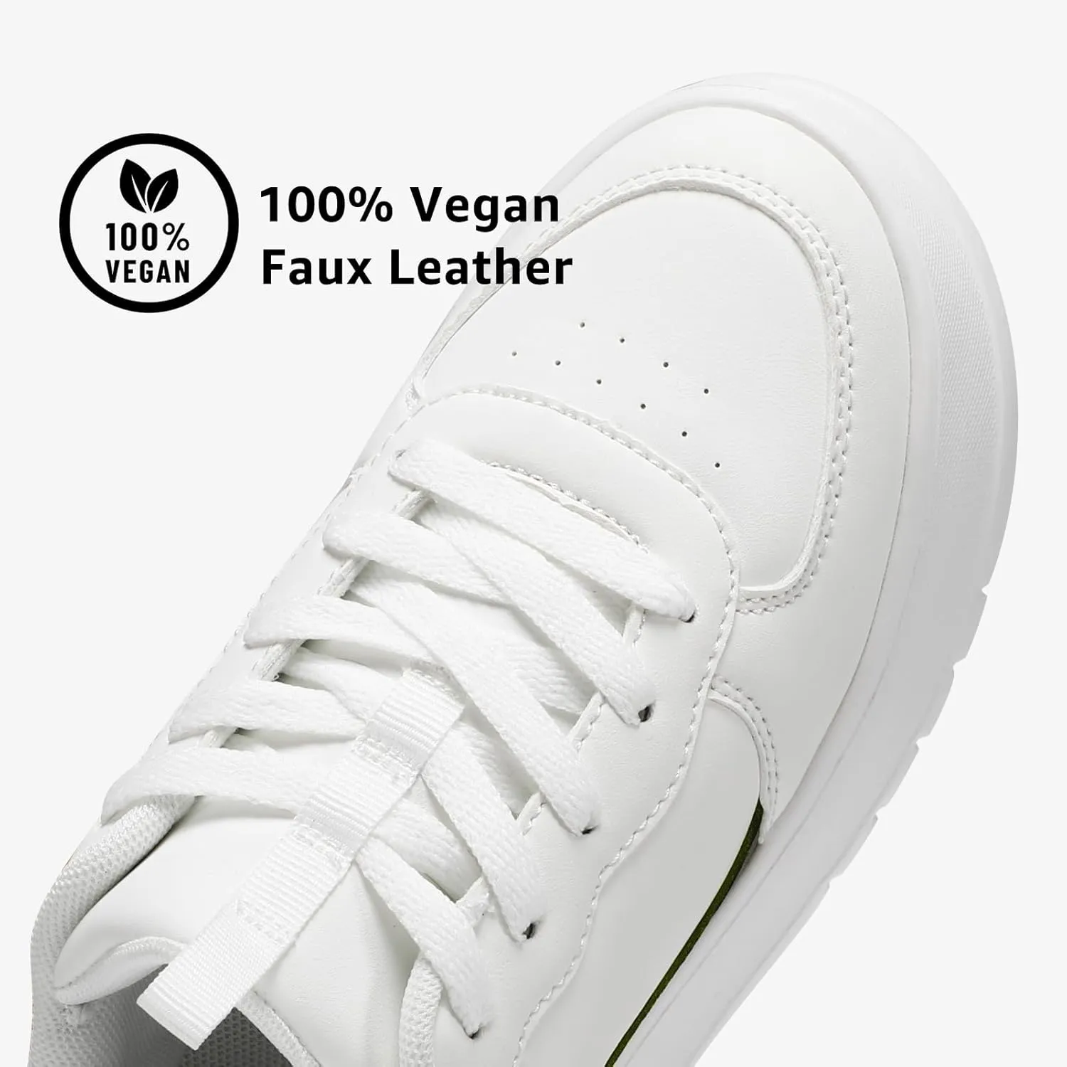STQ Slip on Platform Sneakers Vintage Classic Tennis Shoes Lightweight Walking Sneakers