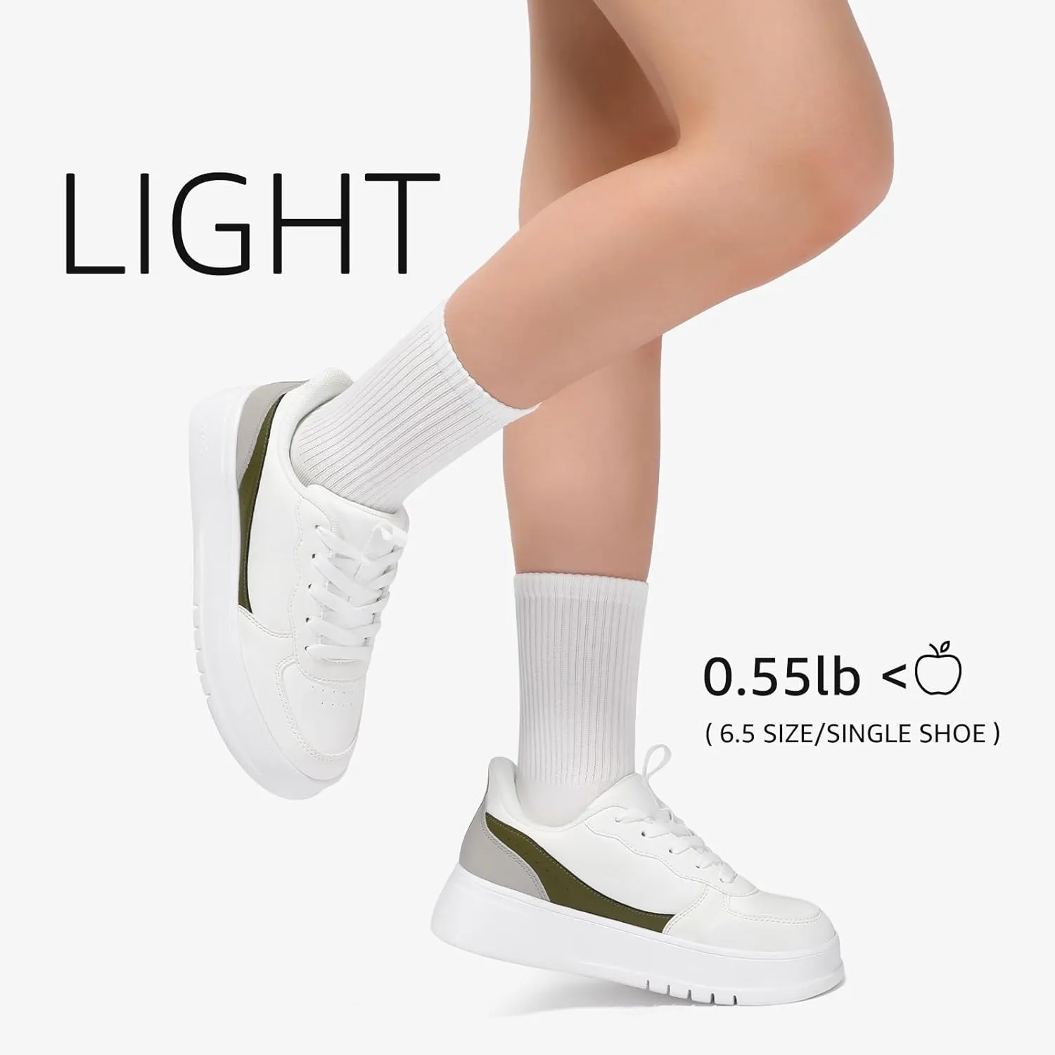 STQ Slip on Platform Sneakers Vintage Classic Tennis Shoes Lightweight Walking Sneakers