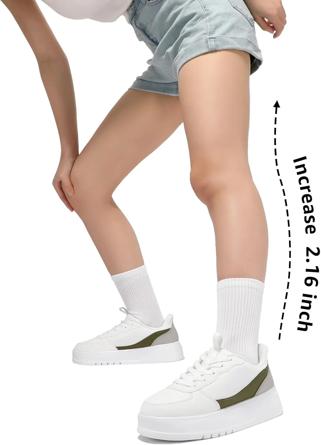 STQ Slip on Platform Sneakers Vintage Classic Tennis Shoes Lightweight Walking Sneakers