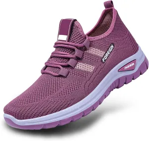 Trainers Women's Lightweight and Comfortable Ergonomic Shoe Running Shoes Non Slip Orthopaedic Exercise Shoes Women