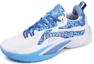 Unisex Fashion Basketball Shoes Breathable Mesh Sneakers Street Personalized Trend Basketball Sneakers Indoor and Outdoor Anti-Slip Cushioning Running Training Shoes