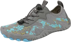 Unisex Mens Womens Athletic Hiking Water Shoes Non Slip Quick-Dry Barefoot,Aqua Shoes Swim Beach Diving Wading Walking Shoe,Couple Summer Comfy Breatheable Hiking Shoe Indoor Fitness Footwear