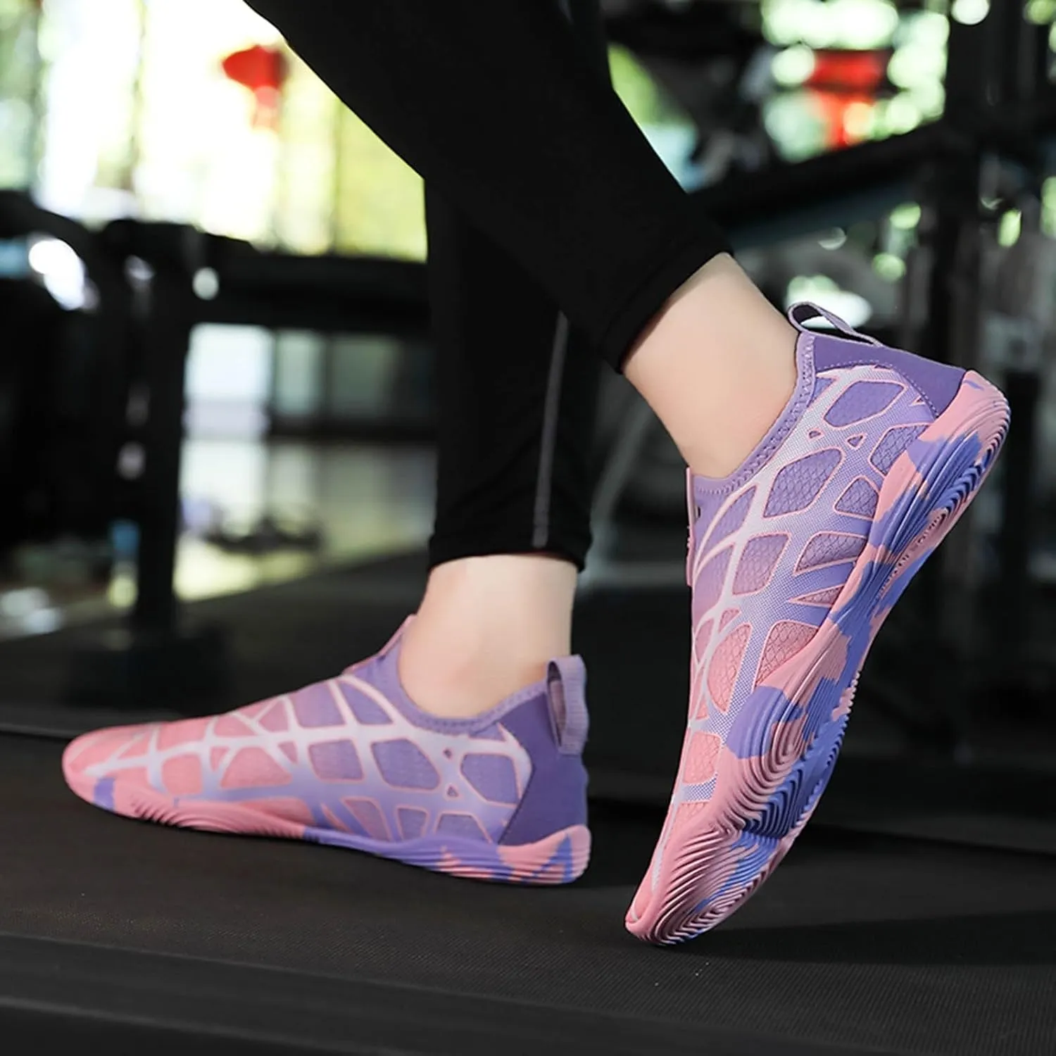 Water Shoes for Women Men Quick-Dry,Aqua Socks Swim Beach Barefoot Yoga Exercise Wear Couple Walking Outdoor Sports Non Slip Pool Beach Wading Shoes Sumemr Lightweight Breathable Hiking Shoe