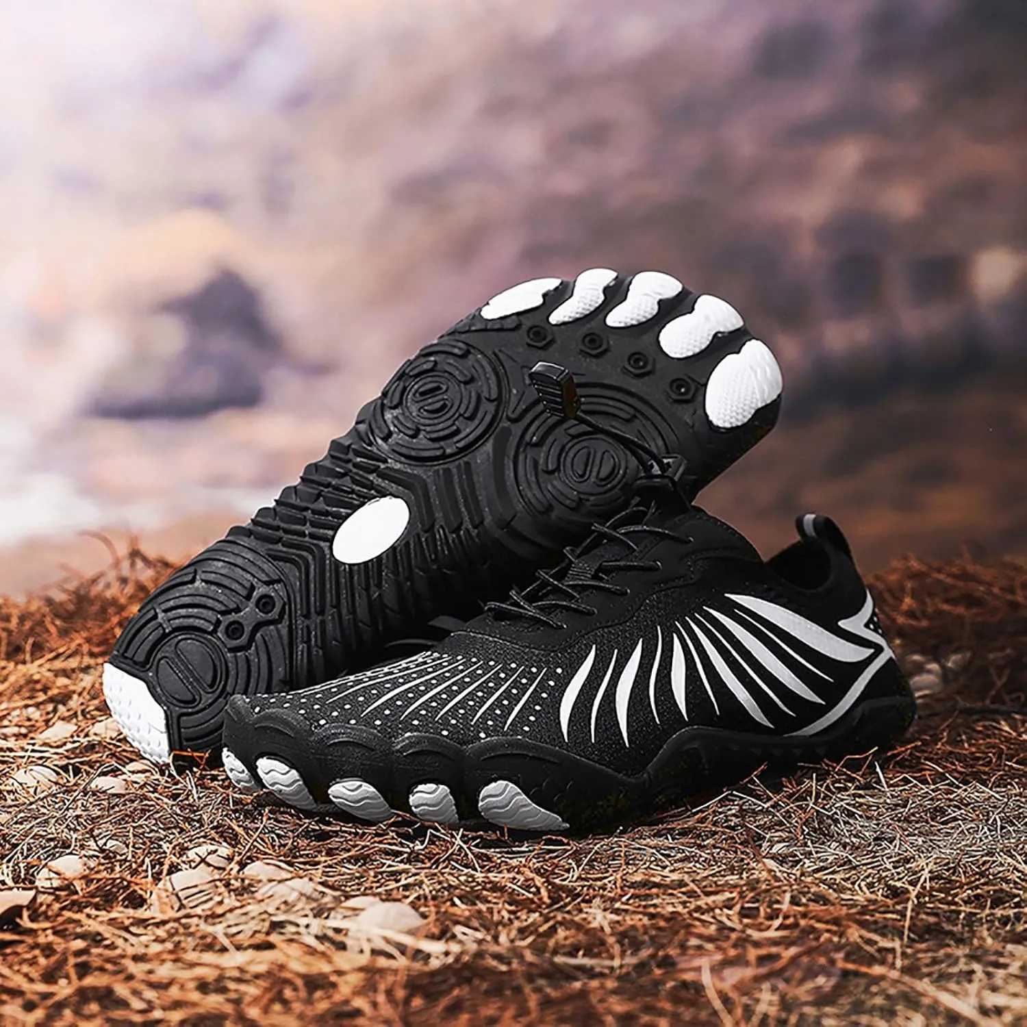 Water Shoes,Aqua Non Slip Swim Shoes Mens Womens Beach Sports Quick-Dry Barefoot for Boating Fishing Diving Surfing Shoe Summer Breathable Gym Fitness Snakers Indoor Comfy Lightweight Sports Shoe