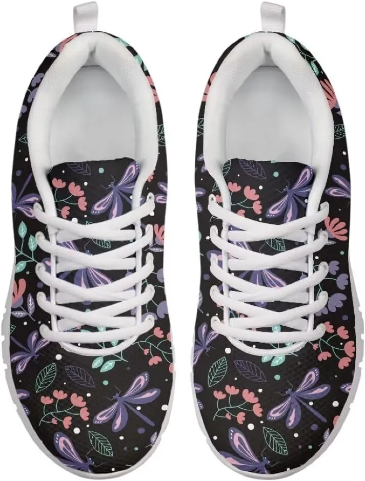 Women Walking Shoes Non Slip Comfortable White Sole Lace Up Lightweight Sneaker