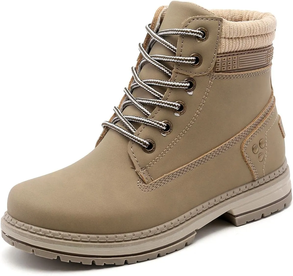 Women Winter Work Boots - Waterproof Hiking Outdoor Lightweight Construction Composite Comfortable Fur