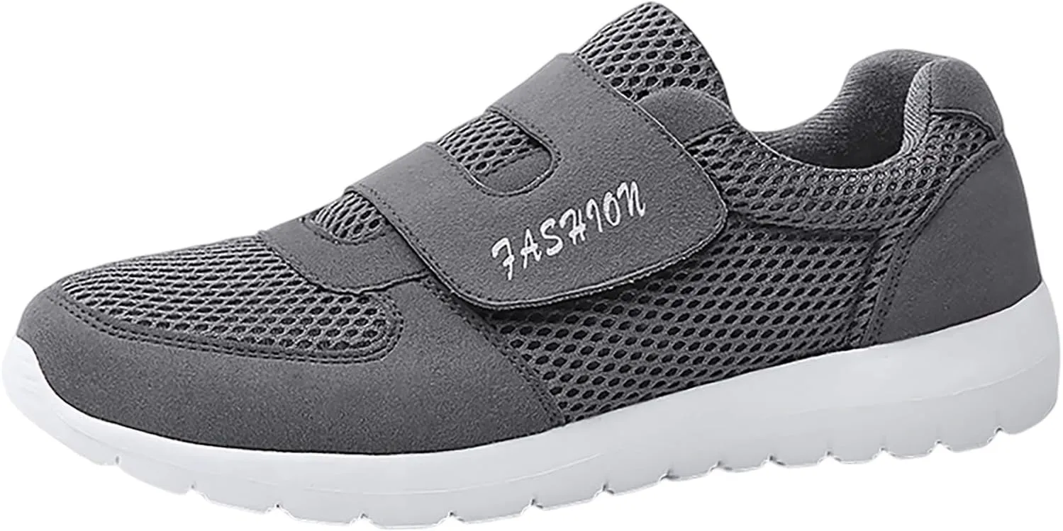 Womens Breathable Nursing Shoes Casual Breathable Slip on Orthopaedic Walking Sneakers Shoe for Elderly Women
