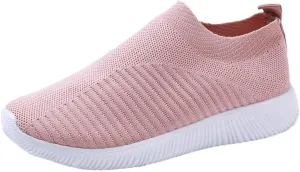 Womens Canvas Slip On Sneakers Casual Comfortable Walking Shoes Lightweight Flat Fashion Elastic Loafers