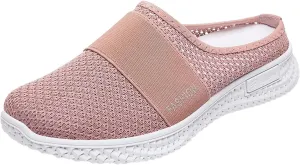 Women's Slip-On Orthopedic Arch Support Backless Slip On Shoes Women Lether Woman Shoes Casual White Sneakers Slip On Tennis Shoe Loafers Casual Slip On