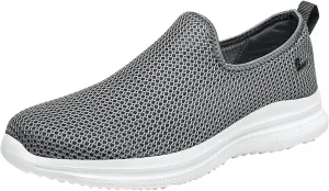 Women's Slip on Shoes Canvas Sneakers Loafers Non Slip Womens Tennis Shoes Lether Casual Black Shoes Fashion Sneakers Slip On Tennis Shoe Loafers Casual Slip On