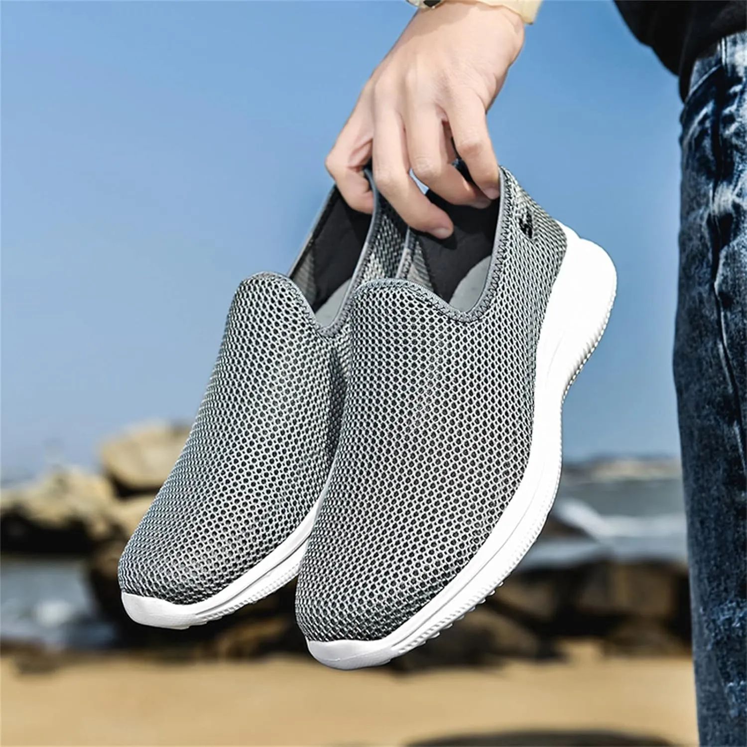 Women's Slip on Shoes Canvas Sneakers Loafers Non Slip Womens Tennis Shoes Lether Casual Black Shoes Fashion Sneakers Slip On Tennis Shoe Loafers Casual Slip On