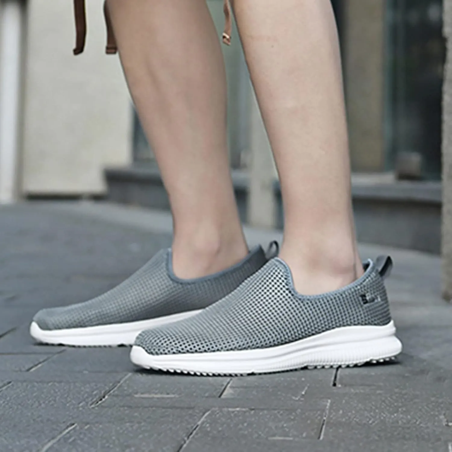 Women's Slip on Shoes Canvas Sneakers Loafers Non Slip Womens Tennis Shoes Lether Casual Black Shoes Fashion Sneakers Slip On Tennis Shoe Loafers Casual Slip On