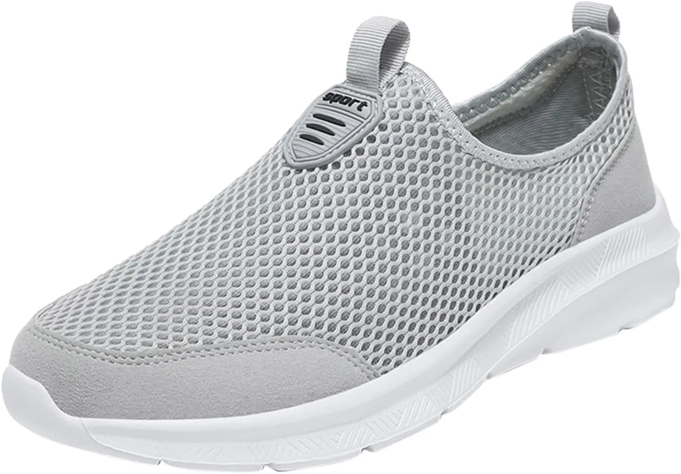 Women's Slip On Sneakers Lightweight Breathable Running Shoes for Men Dressy Woman Shoes Casual Black Sneakers Steel Toe Tennis Shoe Trainers Shoe