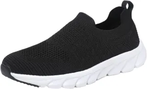 Womens Slip on Walking Shoes Comfort Lightweight Womens Tennis Shoes Food Service Shoes Dressy Casual Slip On Sneakers Waterproof Tennis Shoe Loafers Casual Slip On