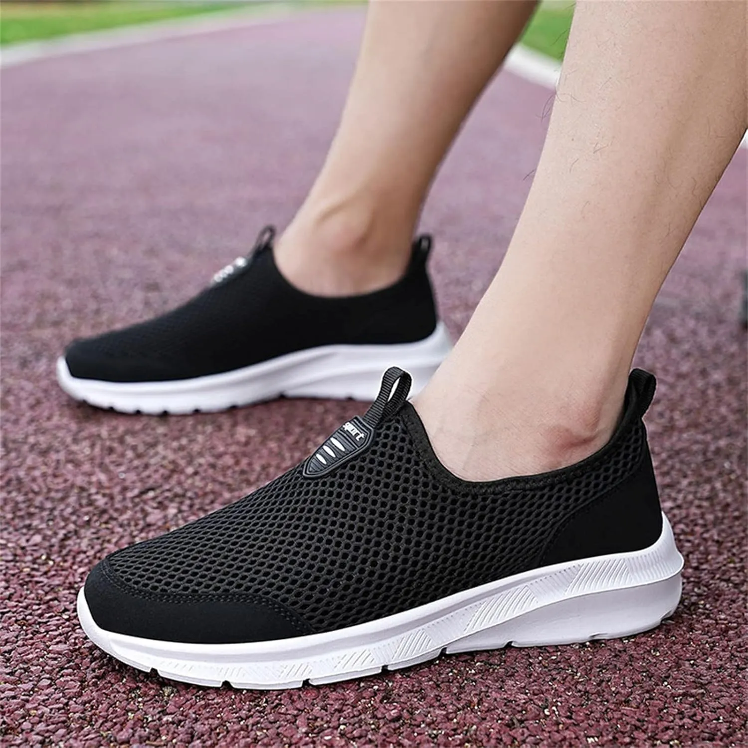 Womens Slip on Walking Shoes Comfort Lightweight Womens Tennis Shoes Food Service Shoes Dressy Casual Slip On Sneakers Waterproof Tennis Shoe Loafers Casual Slip On