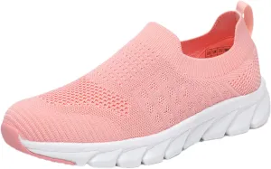Womens Slip On Walking Shoes Lightweight Breathable Non Slip Mens Dress Shoes Lightweight Casual Work Shoes Dress Sneakers Brown Tennis Shoe Casual Loafers