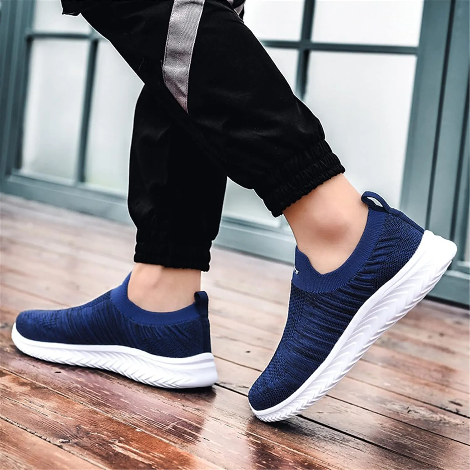 Womens Slip On Walking Shoes Non Slip Running Shoes Mens Running Shoes Jogging Casual Shoes Slip On Slip On Sneakers Slip On Tennis Shoe Casual Loafers