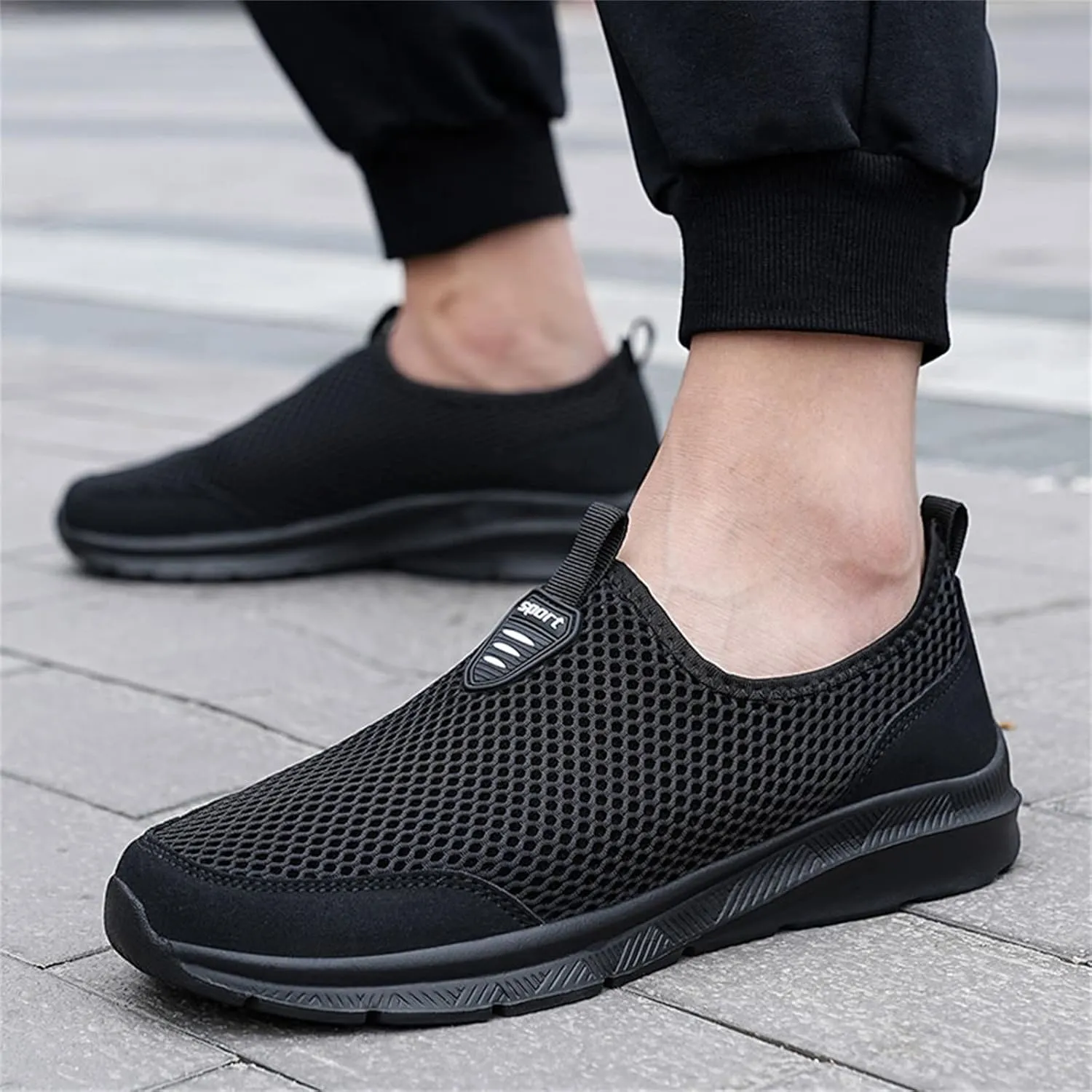 Womens Slip On Walking Shoes Non Slip Running Shoes Non Slip Work Shoes Women Casual Men's Casual Shoes Walking Sneakers Slip On Tennis Shoe Loafers Casual Slip On