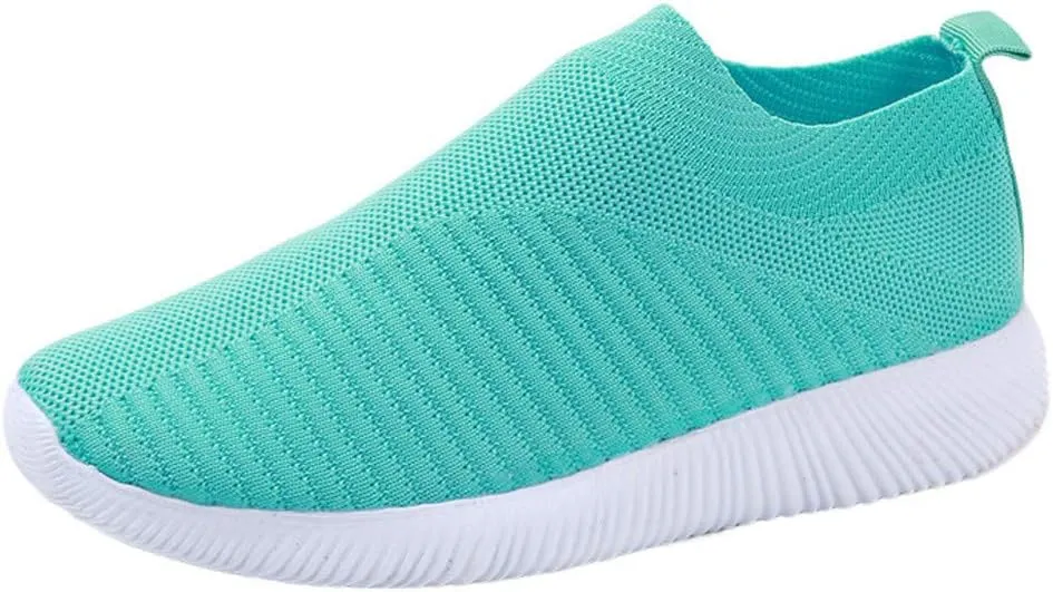 Womens Slip On Walking Shoes Non Slip Running Shoes Non Slip Work Shoes Women Comfort Men Shoes Casual Slip On Sneakers Red Tennis Shoe Loafers Casual Slip On