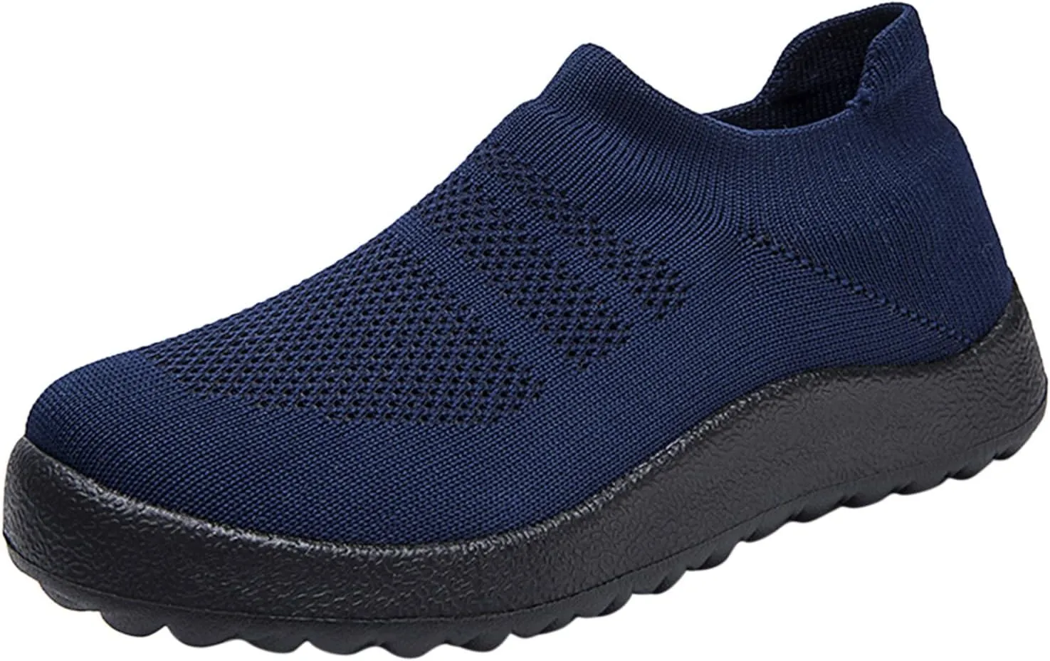 Womens Slip On Walking Shoes Non Slip Running Shoes Non Slip Work Shoes Women Comfort Men Shoes Casual Slip On Sneakers Red Tennis Shoe Loafers Casual Slip On