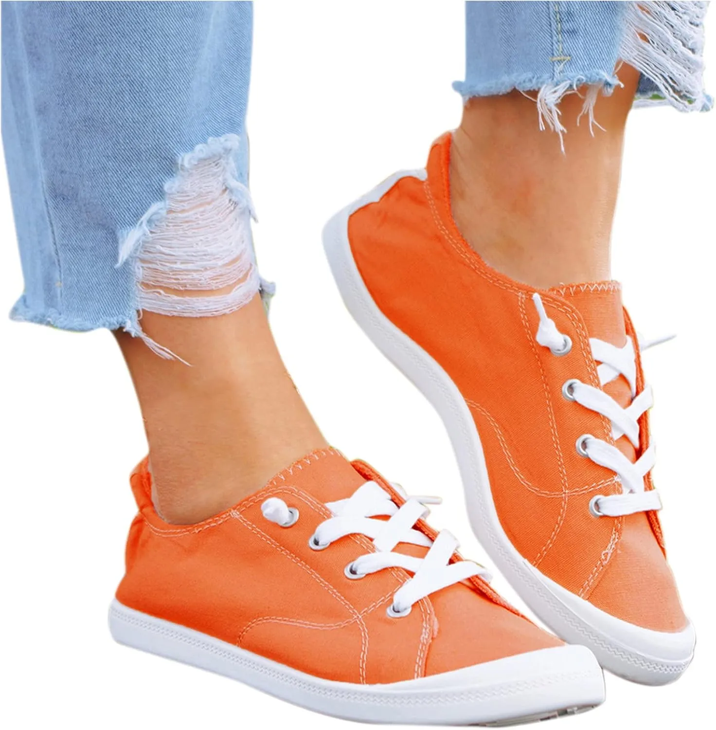 Womens Sneakers Size 11 Walking Zapatos para Mujer Comodos Casuales De CuñA Bajitos Cerrados Non Slip House Shoes for Women Elderly Womens White Sneakers Slip On Tenis OrtopéDicos para Mujer Blanco