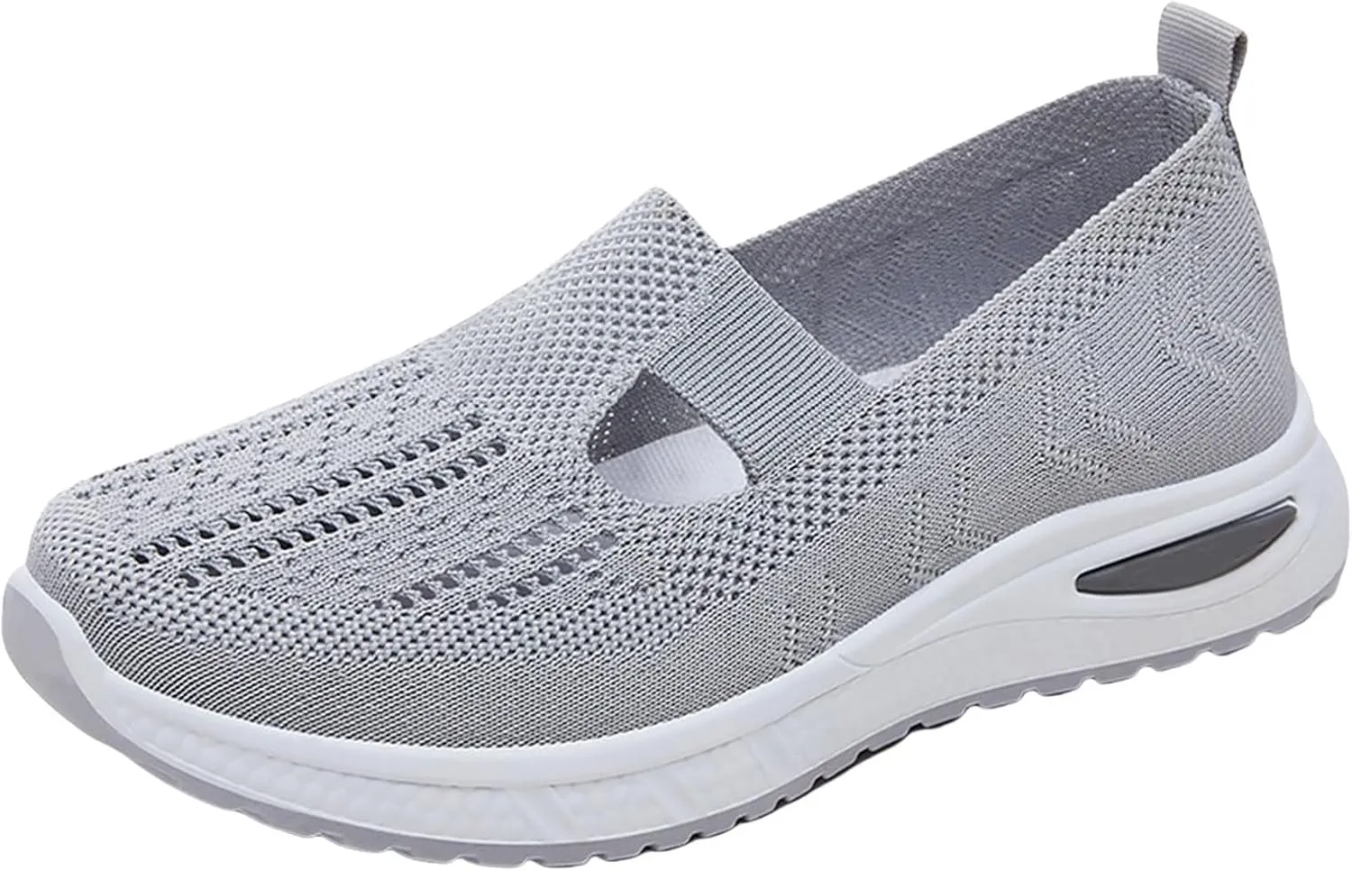 Women's Woven Orthopedic Breathable Soft Shoes Slip On Shoes Women Slip On Women's Casual Shoes Platform Sneakers Brown Tennis Shoe Loafers Casual Slip On